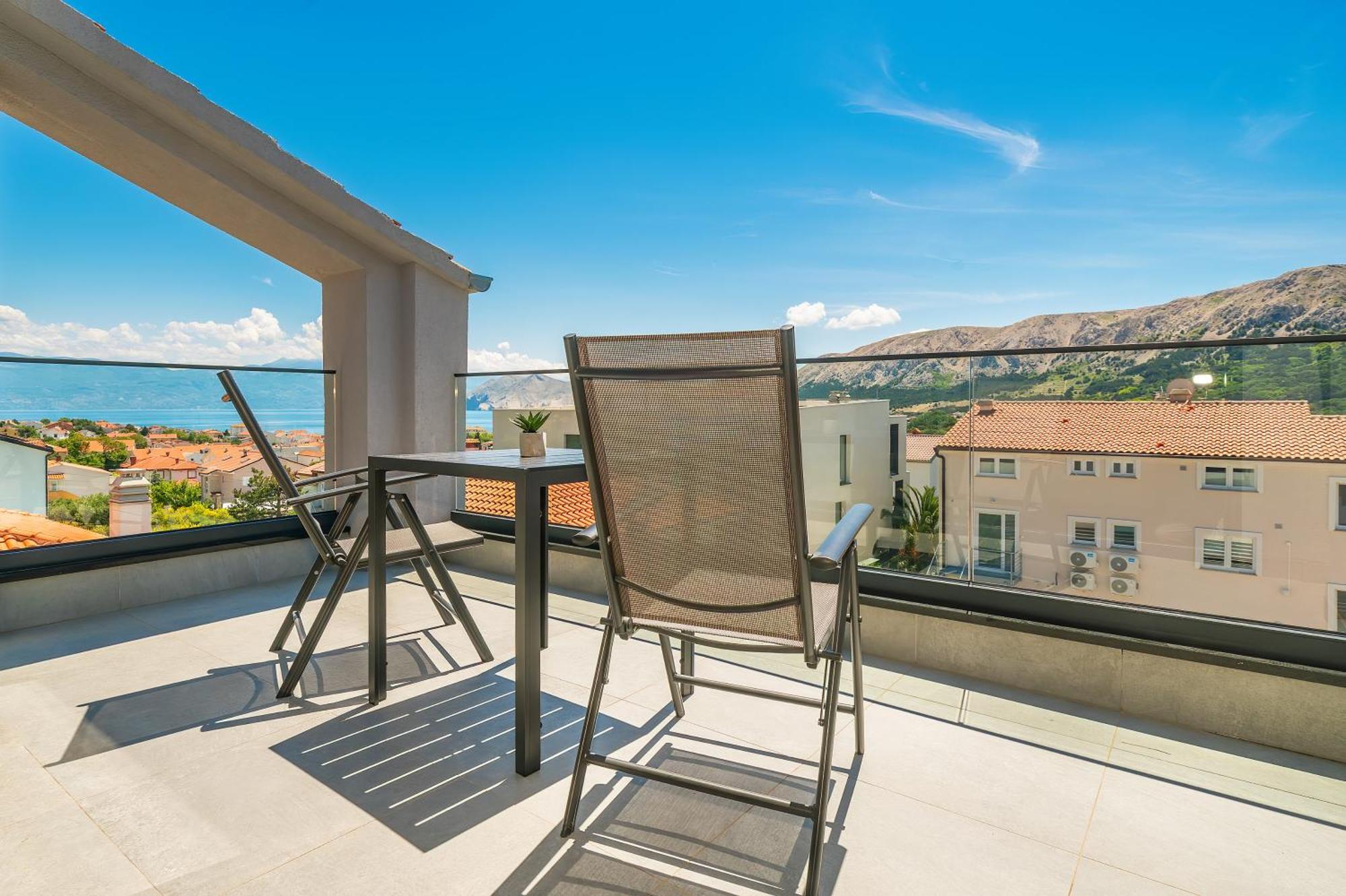 Poolside Apartments Anabella Башка Экстерьер фото